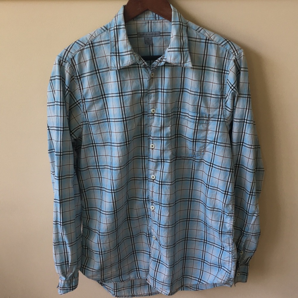 Cotton plaid shirt